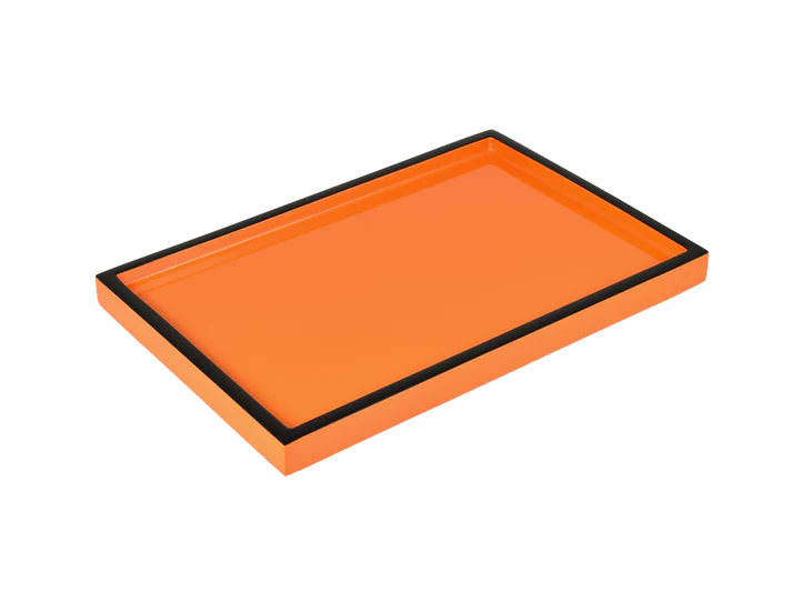 Orange with Black Trim - Vanity Tray
