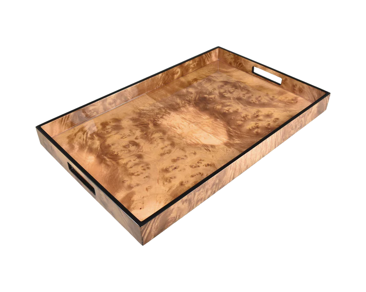 Walnut Burl - Breakfast Tray