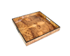 Walnut Burl - 16" Square Tray