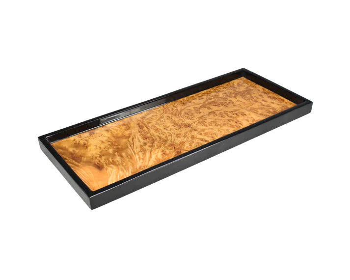 Walnut Burl - Long Vanity Tray