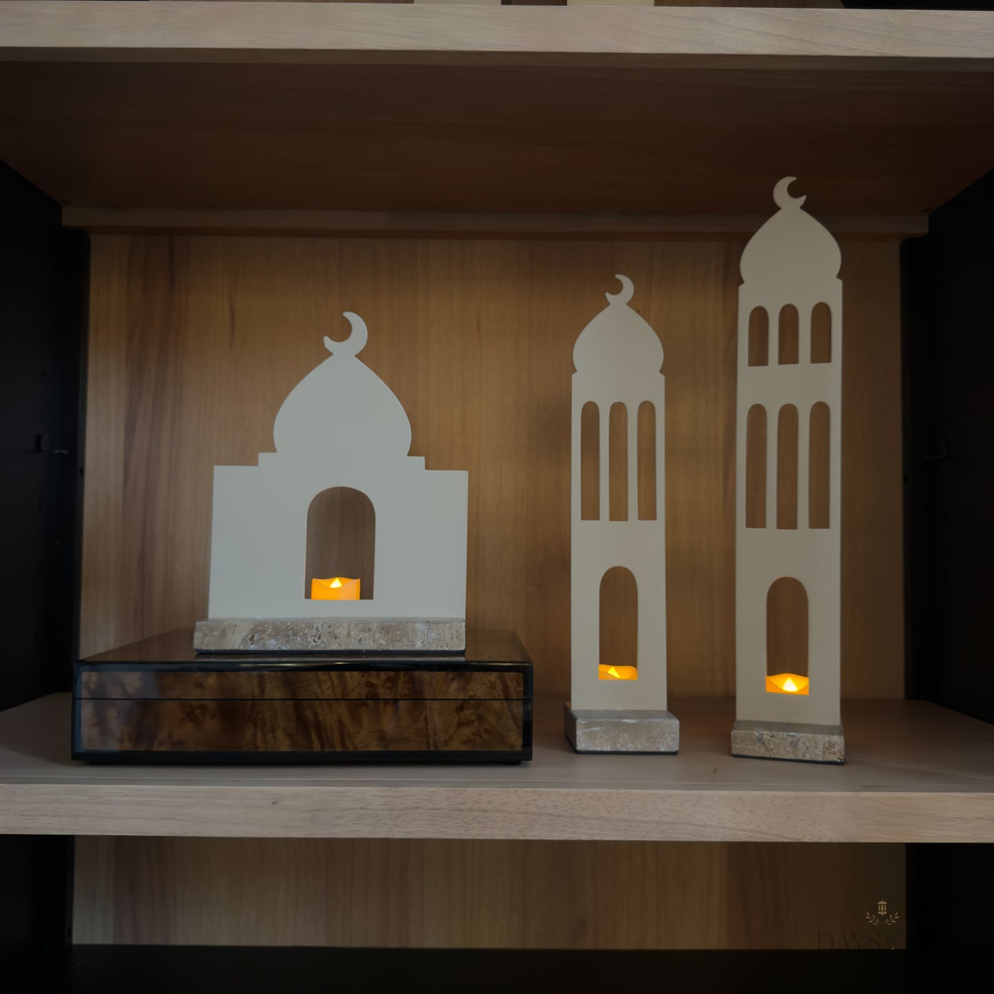 Masjid Skyline - Travertine - Days of Eid
