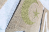 Eid Mubarak Burlap Banner minimal with moon detail