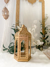 Mini Moroccan Lanterns gold filigree 