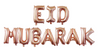 Eid Mubarak Balloon Rose Gold